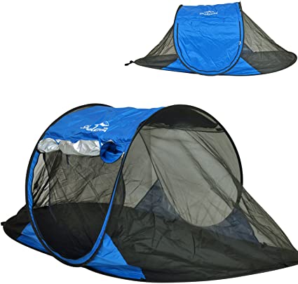 Shadezilla Free-Standing Instant Pop-Up Mosquito Net Bug Tent with UPF 100  Removable Ceiling