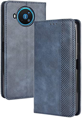 DAMONDY for Nokia 8V 5G UW Case, Nokia 8V Case, Luxury PU Leather Wallet Case Flip Folio Cover with Card Slots for Nokia 8V 5G UW -Blue
