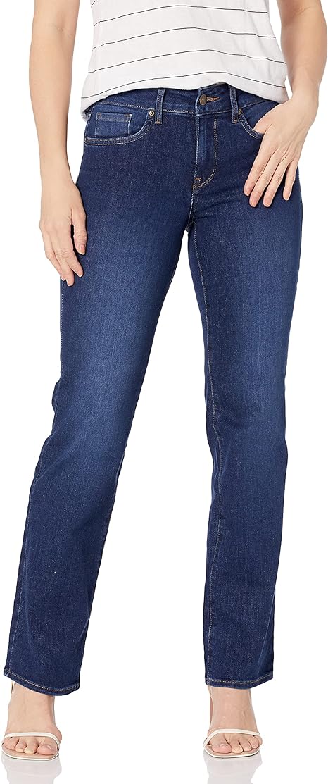 NYDJ Women's Petite Size Marilyn Straight Leg Jeans