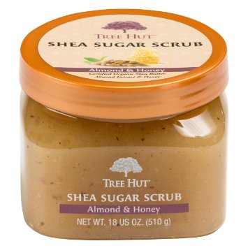 Tree Hut Shea Sugar Scrub Almond and Honey 18 Ounce Pack of 3