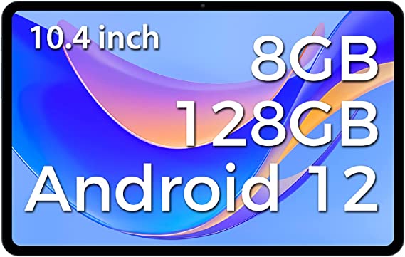 TECLAST Tablet 10.4 Inch T40 Pro 8GB RAM 128GB ROM (TF 1TB), Android 12, 2K Gaming Tablet, 2.0GHz Octa Core, FHD 2000x1200 IPS, 5G WiFi, Dual 4G SIM/SD, GPS/OTG/Type-C/8 13MP Camera/7000mAh Battery