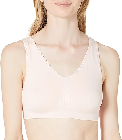 Bali One Smooth U Wireless Bra, Seamless No-Bulge Shapewear Bra, Pullover Bralette with No-Roll Underband and No-Dig Straps