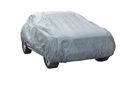 Fasmov Waterproof Universal Car Cover Fits Sedans Up To 210 inches,Gray