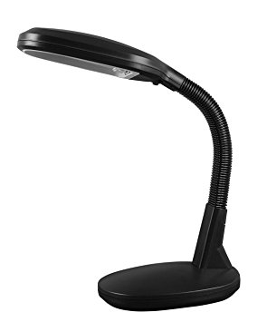 Lavish Home Sunlight Desk Lamp, Black (26")