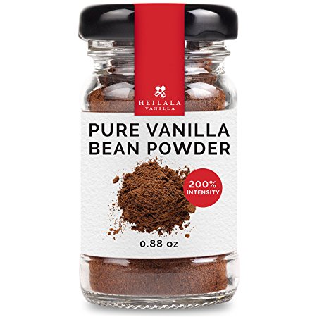 Heilala Vanilla Ground Vanilla Bean Powder (0.88 oz) 100% Pure Vanilla, Alcohol Free, Sugar Free, Award Winning, Hand Picked in Tonga