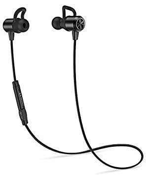 HIPPOX Bluetooth Headphones, Waterproof V4.1 IPX5 [Noise Cancellation] Wireless Sports Earbuds Headset with Mic for iPhone Samsung Galaxy and Android Phones