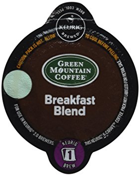 Keurig 2.0 Green Mountain Coffee Breakfast Blend K-carafe Packs (8)