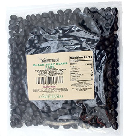 Black Jelly Beans - Licorice Flavor - 2 Lbs.