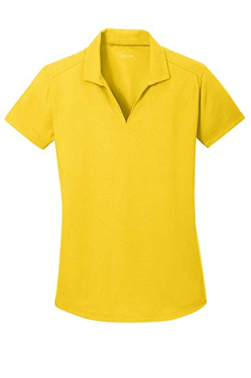 Joe's USA Ladies Moisture Wicking Textured Golf Polos in 12 Colors - Sizes XS-4XL