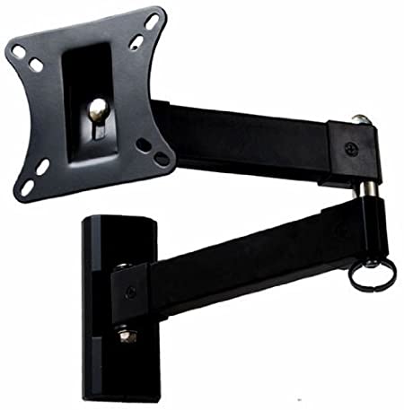 VideoSecu LCD Monitor TV Wall Mount with Swing Arm for Most 15" 16" 17" 19" 22" 23" 24" 26" 32" 39 inch Display VESA 75x75, 100x100mm -Black 1US