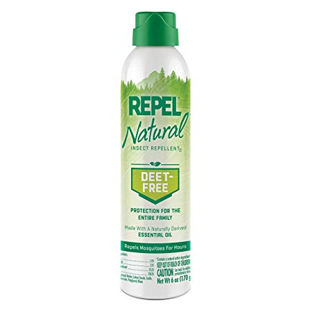 Repel DEET-Free Insect Repellent, Aerosol, 6-Ounce, 6-Pack