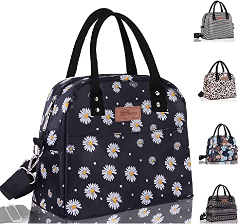 HOMESPON Lunch Bag for Woman Man Insulated Lunch Box Tote Bag for Work Picnic School or Travel