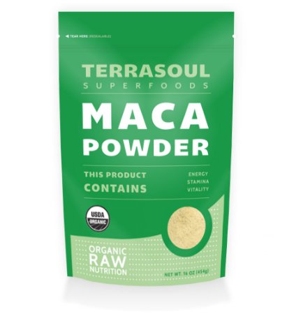 Terrasoul Superfoods Maca Powder Organic 16 Ounce