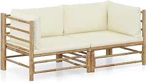 Balcony Furniture, Rattan Garden Bench, 2 Seater Garden Sofa Lounge, Bamboo Balcony Sofa Bench, Outdoor Garden Couch, Garden Furniture Set, Lounge Furniture, Balcony Sofa, Corner Sofas