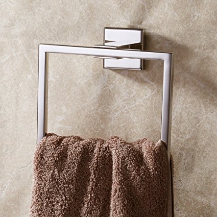 KES Bathroom Lavatory Towel Ring Wall Mount Polished SUS 304 Stainless Steel, A2480