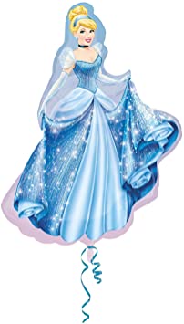 Disney Princess 10107532 Supershape Foil Balloon with Cinderella Design-1 Pc