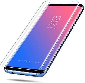 Galaxy S8 Glass Screen Protector Compatible with Samsung Galaxy S [Case Friendly] [Updated Version] [Scratch Resistant] Dot Matrix Screen Protector Clear