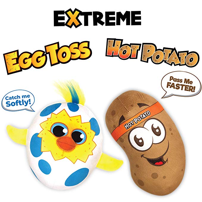 Move2Play Extreme Electronic Games Easter Party Pack - Includes Hot Potato and Egg Toss, Bundle Set
