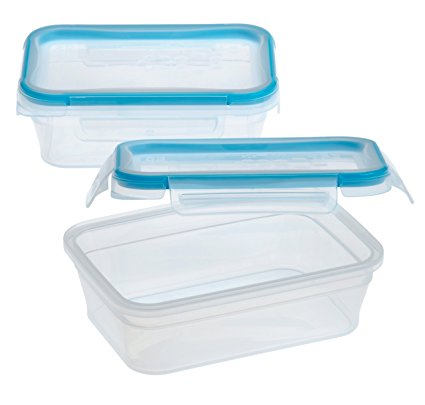 Snapware 2-Pack Total Solution 3-Cup Rectangular Storage, Plastic