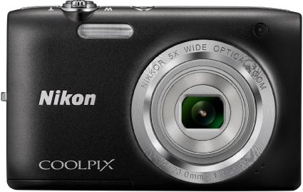 Nikon Coolpix S2800 Point and Shoot Digital Camera with 5x Optical Zoom (Black) International Version No Warranty