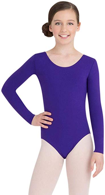 Capezio Girls' Team Basics Long Sleeve Leotard