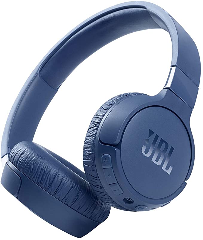 JBL Tune 660NC - Wireless, On-Ear, Active Noise-Cancelling Bluetooth Headphones - Blue