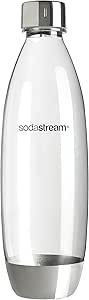 SodaStream 1L Kunststoffflasche Fuse mit Edelstahl-Elementen, 1er-Pack