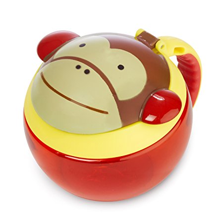 Skip Hop Baby Zoo Little Kid/Toddler Snack Cup, Marshall Monkey, Multi