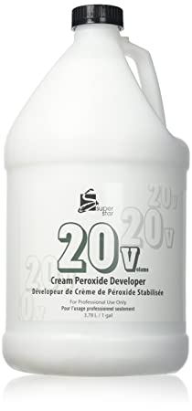 Super Star Stabilized Cream Peroxide Developer, 20v, 3.8 L / 1 Gallon (1-Count)