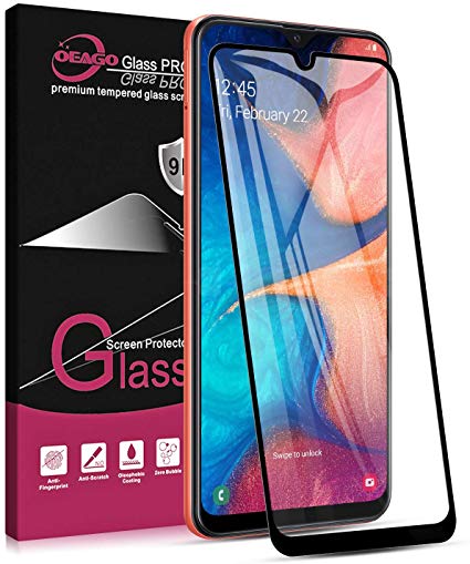 [3-Pack] OEAGO Samsung Galaxy A70 Screen Protector,Tempered Glass Screen Protector,Anti-Scratch, Anti-Fingerprint,Bubble Free Case Friendly