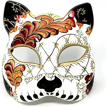 STORM BUY Steampunk Masquerade Mask For Women Lady Halloween Cat Costume Cosplay Party Mardi Gras Ball Mask