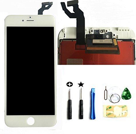 ZTR White LCD Display Touch Screen Digitizer Assembly With Frame FOR iphone 6s 4.7 inch