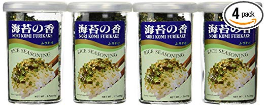 JFC Nori Fumi Furikake Rice Seasoning, 1.7-Ounce Jars (Pack of 4)