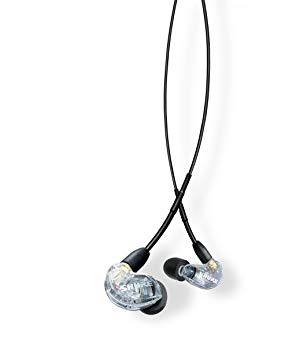 Shure SE215-CL-UNI Sound Isolating Earphones, Clear with Universal Cable