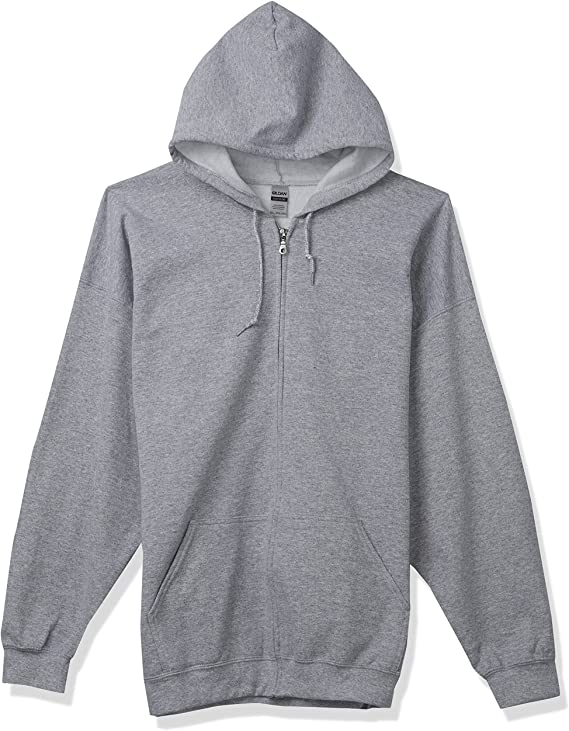 Gildan Men's Fleece Zip Hooded Sweatshirt, Style G18600