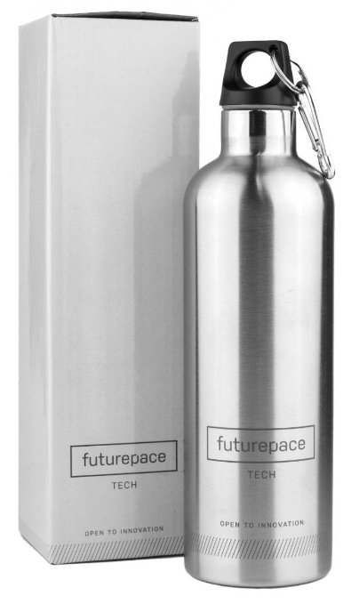 Futurepace Tech - Best Stainless Steel Insulated Water Bottle - 20oz - Gift Box Included