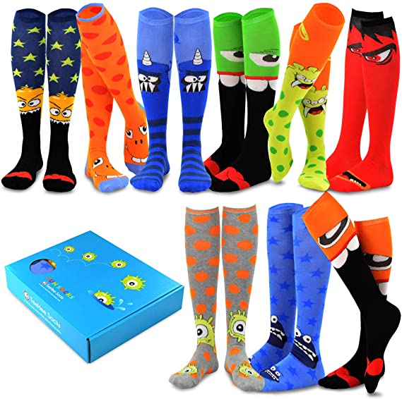TeeHee Special (Holiday) Women Knee High 9-Pairs Socks with Gift Box