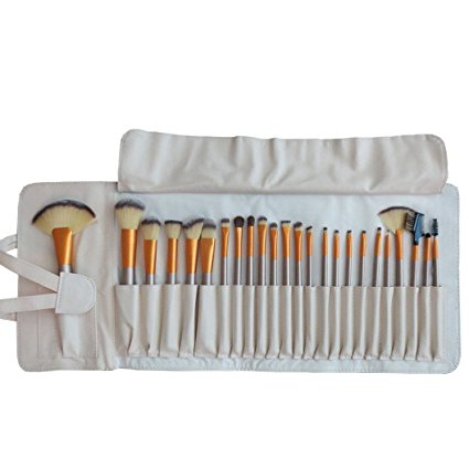 LHWY Make Brushes,24PCS Pro Makeup Brushes Set Cosmetic Complete Eye Kit for Women Ladies Girls