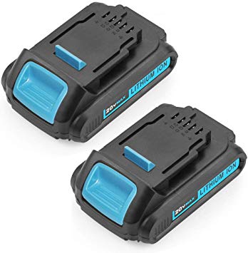 2 Pack DCB207 20 Volt 2500mAh Lithium Replace for Dewalt 20V Battery XRP DCB200 DCB201 DCB203 DCB204 DCB205 Batteries