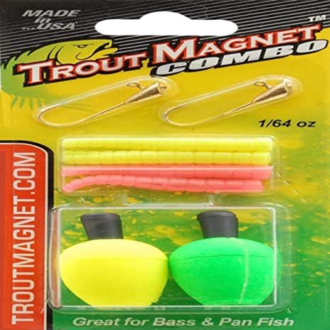 Leland Lures Trout Magnet Combo Fishing Equipment, Pink