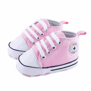 Itaar Prewalker Infant Sweet Canvas Sneaker Anti-skid Soft Shoes Trainer 3-18 Months