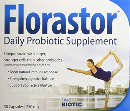 Florastor Probiotic - 50 CAPSULES - 250 Mg