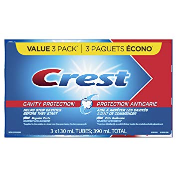 Crest Cavity Protection Regular Toothpaste, Triple Pack, 130 Ml