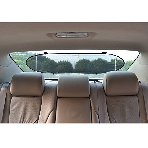 TFY Universal Pop-Open Design Car Sunshade Sun Protection Heat Reduction Folding Shade for Rear Windshield and Side windows -3 pieces