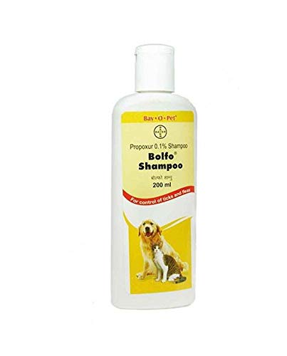 Bayer Bolfo Anti Tick and Flea Shampoo for Dogs and Cats 200 ml by Jolly and Cutie Pets