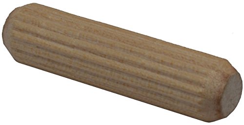 BICB Fluted Wood Dowel Pins- 3/8" x 2.0"- 50 Pieces
