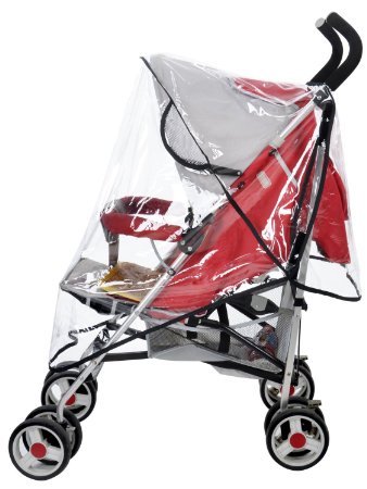 Marrywindix Universal Clear Waterproof Rain Cover Wind Shield Fit Most Strollers Pushchairs