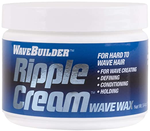 WaveBuilder Ripple Cream | Wave Wax For Hard to Wave Hair, 5.4 oz