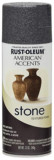 Rust-Oleum 285150 Stone Creations Spray Paint, Mica Slate