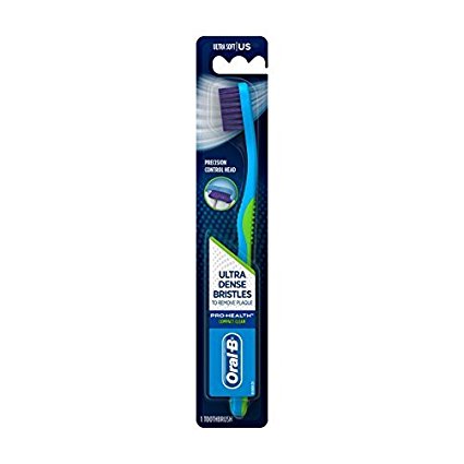 Oral-B Compact Clean Toothbrush, Ultra Soft, (Pack of 2)